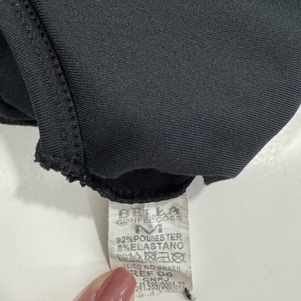 Fitness Bra - Brazilian Sport Bra size Medium Black - Picture 7 of 7